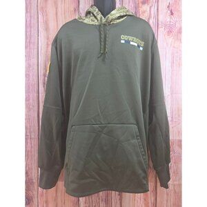 Nike NFL On Field Cowboys Green Hooded Jacket 3XL Dri-Fit